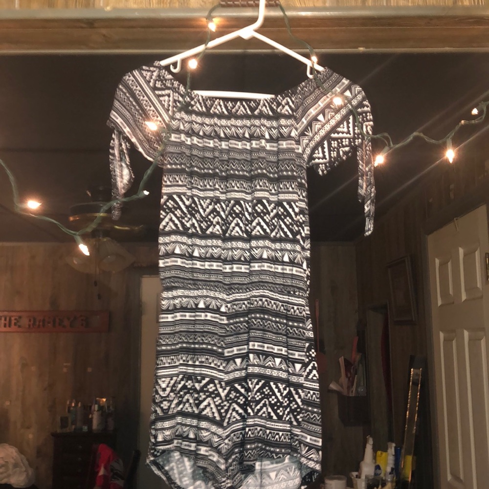 Black and white romper